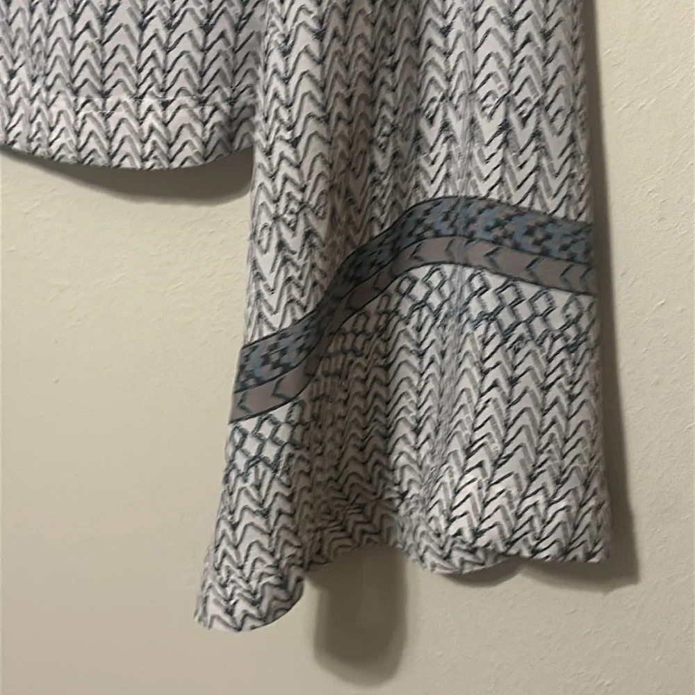 Free People Stars Aligned‎ printed bell sleeve top Size Small